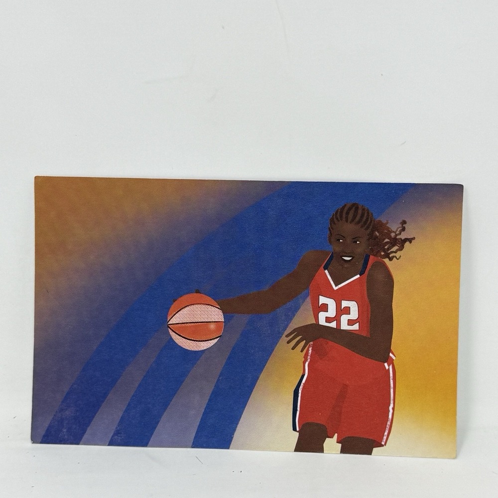 Postcard Sheryl Swoopes - Brave Black First --- UNPOSTED  Smithsonian 2020
